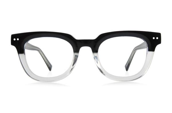 Robbie | Blue Light Browline Glasses