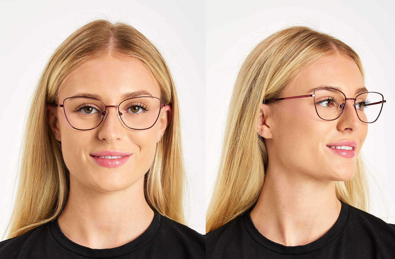 Metal cat eye glasses clearance