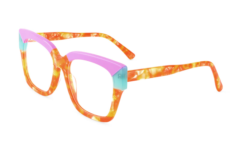 Flavour | Square Colourful Premium Glasses
