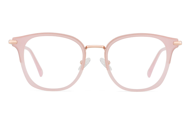 Janet | Square Metal & Acetate Glasses