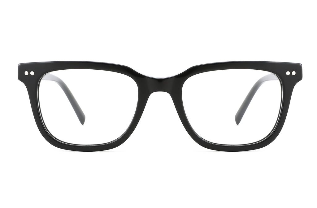 Milo Square Matte Black Full Rim Eyeglasses